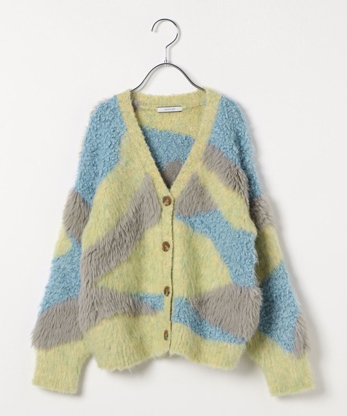 BAYFLOW（ベイフロー）の「[KIDSサイズが新登場!]ニュアンスパターンカーデ(KIDS)（カーディガン/ボレロ・キッズ・レッド/ピンク/イエロー/オレンジ/ブルー・110cm/130cm/150cm）」の10枚目の写真