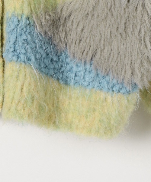 BAYFLOW（ベイフロー）の「[KIDSサイズが新登場!]ニュアンスパターンカーデ(KIDS)（カーディガン/ボレロ・キッズ・レッド/ピンク/イエロー/オレンジ/ブルー・110cm/130cm/150cm）」の16枚目の写真