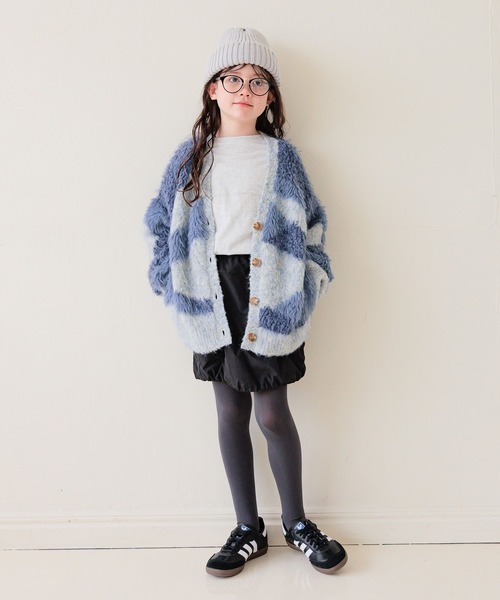 KIDSサイズが新登場!]ニュアンスパターンカーデ(KIDS)（カーディガン