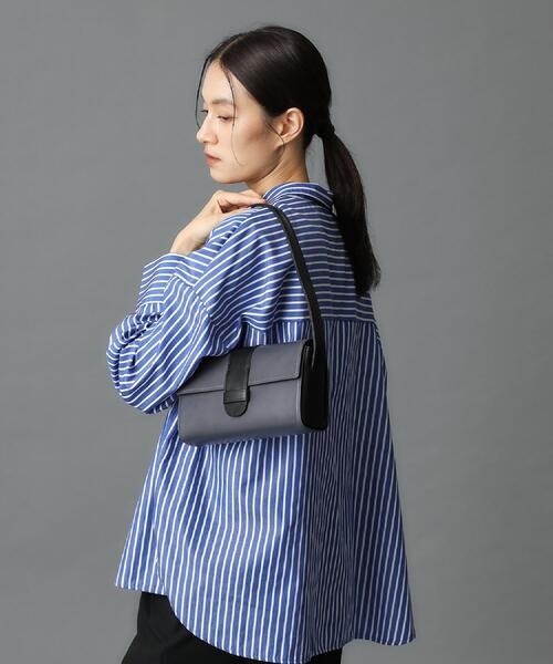 HIROKO HAYASHI(ヒロコハヤシ)の「PRATICO(プラティコ)ハンドバッグ(ハンドバッグ・レディース・チャコール・00)」の4枚目の写真