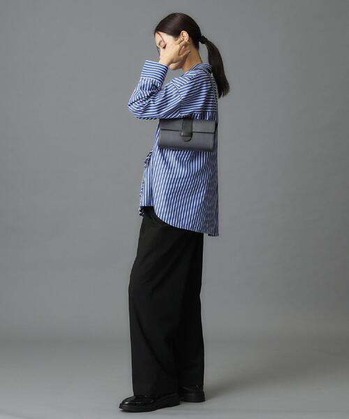 HIROKO HAYASHI(ヒロコハヤシ)の「PRATICO(プラティコ)ハンドバッグ(ハンドバッグ・レディース・チャコール・00)」の3枚目の写真