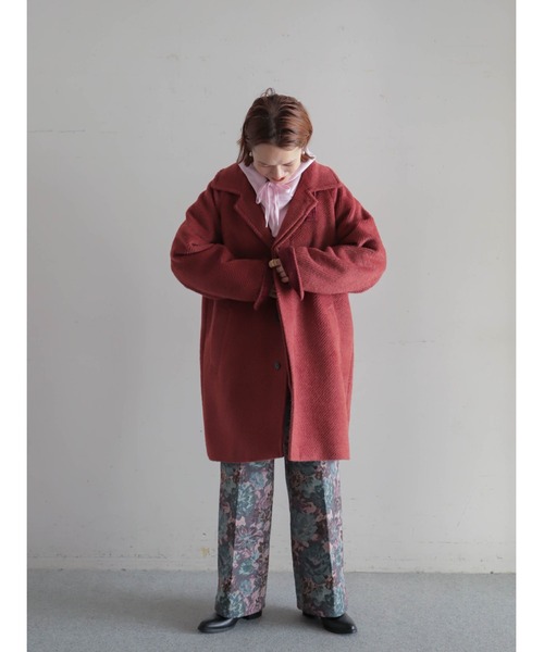 シャギーツイル ステンカラーコート | NOMBRE IMPAIR