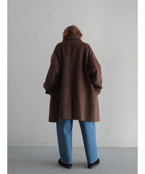 シャギーツイル ステンカラーコート | NOMBRE IMPAIR