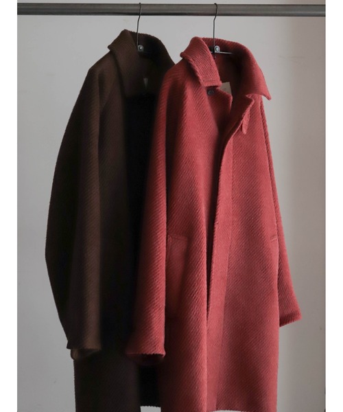 シャギーツイル ステンカラーコート | NOMBRE IMPAIR