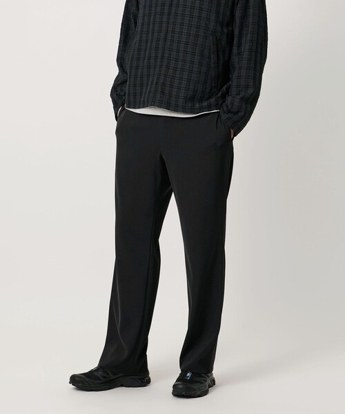 UNITED ARROWS(ユナイテッドアローズ)の「シャーリーカルゼ モダンストレート パンツ -ヨコストレッチ 防しわ-(その他パンツ・メンズ・オリーブ/ブラック・XL/M/S/L)」の2枚目の写真