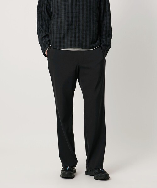 UNITED ARROWS(ユナイテッドアローズ)の「シャーリーカルゼ モダンストレート パンツ -ヨコストレッチ 防しわ-(その他パンツ・メンズ・オリーブ/ブラック・XL/M/S/L)」の3枚目の写真