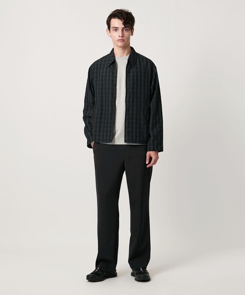 UNITED ARROWS(ユナイテッドアローズ)の「シャーリーカルゼ モダンストレート パンツ -ヨコストレッチ 防しわ-(その他パンツ・メンズ・オリーブ/ブラック・XL/M/S/L)」の4枚目の写真