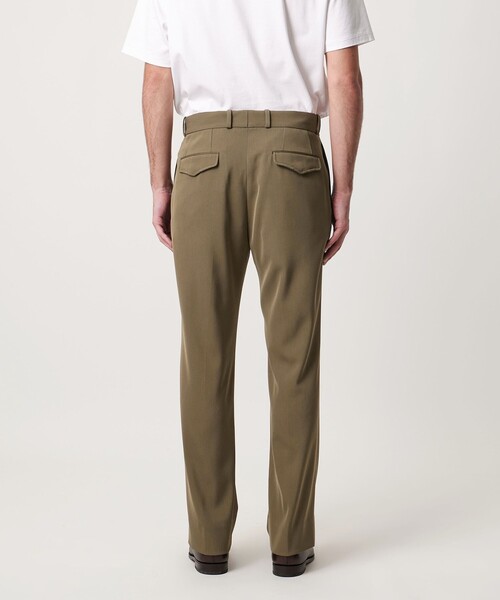 UNITED ARROWS(ユナイテッドアローズ)の「シャーリーカルゼ モダンストレート パンツ -ヨコストレッチ 防しわ-(その他パンツ・メンズ・オリーブ/ブラック・XL/M/S/L)」の9枚目の写真