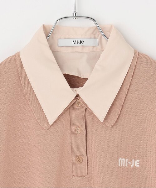 Mi-je(ミジェ)の「リボンスリーブレイヤードニット【韓国ファッション】(ニット/セーター・レディース・ピンク/ネイビー・F)」の10枚目の写真