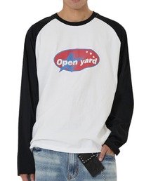 『OY/オーワイ』OVAL LOGO RAGLAN L/S TEE/オーバルロゴラグラン長袖Tシャツ