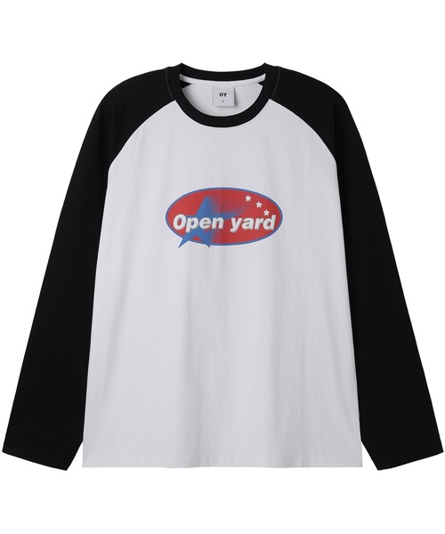 OY(オーワイ)の「『OY/オーワイ』OVAL LOGO RAGLAN L/S TEE/オーバルロゴラグラン長袖Tシャツ(Tシャツ/カットソー・レディース・ブラック/ブルー・M/L)」の13枚目の写真