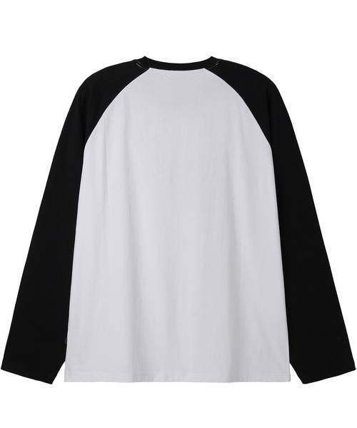 OY(オーワイ)の「『OY/オーワイ』OVAL LOGO RAGLAN L/S TEE/オーバルロゴラグラン長袖Tシャツ(Tシャツ/カットソー・レディース・ブラック/ブルー・M/L)」の14枚目の写真