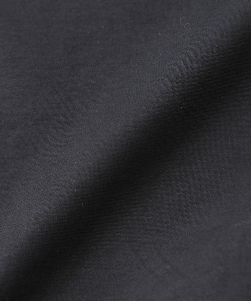 NANO universe(ナノユニバース)の「「NJ/CLUB」モクロディ ボートネック サイドスリットTシャツ(Tシャツ/カットソー・メンズ・グレー系その他4/ブラック/ホワイト・M/S/L)」の9枚目の写真