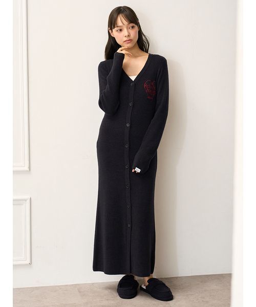 Joel Robuchon &gelato pique ワンピース　ブラック gelato pique（ジェラートピケ）の「【JOEL ROBUCHON