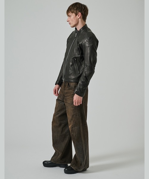 NVRFRGT(ネヴァーフォーゲット)の「【NVRFRGT】3D TWISTED WIDE LEG JEANS(デニムパンツ・メンズ・インディゴブルー/ブラック・2/1)」の18枚目の写真