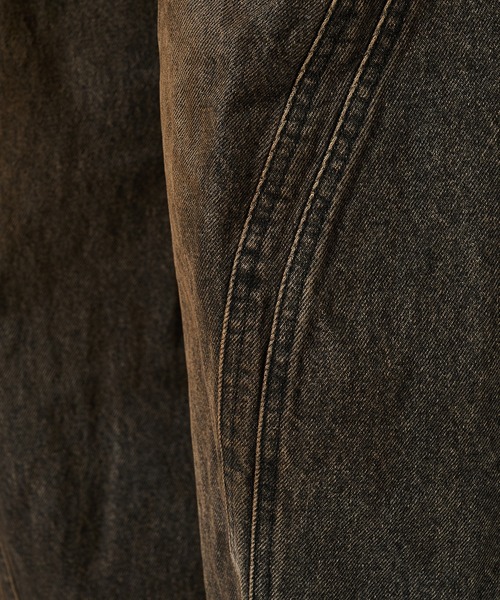 NVRFRGT(ネヴァーフォーゲット)の「【NVRFRGT】3D TWISTED WIDE LEG JEANS(デニムパンツ・メンズ・インディゴブルー/ブラック・2/1)」の9枚目の写真