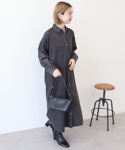 セール】コーデュロイシャツワンピース（ワンピース）｜AMERICAN HOLIC