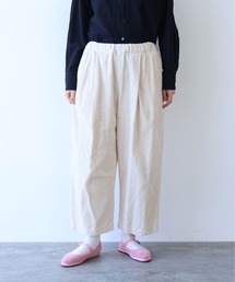 yuni | コットンコーデュロイ ゴムタックパンツ(その他パンツ)