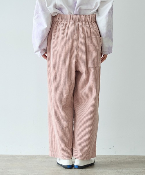 yuni（ユニ　）の「コットンコーデュロイ　ゴムタックパンツ（その他パンツ・レディース・ピンク/ホワイト/ブラック・FREE）」の12枚目の写真