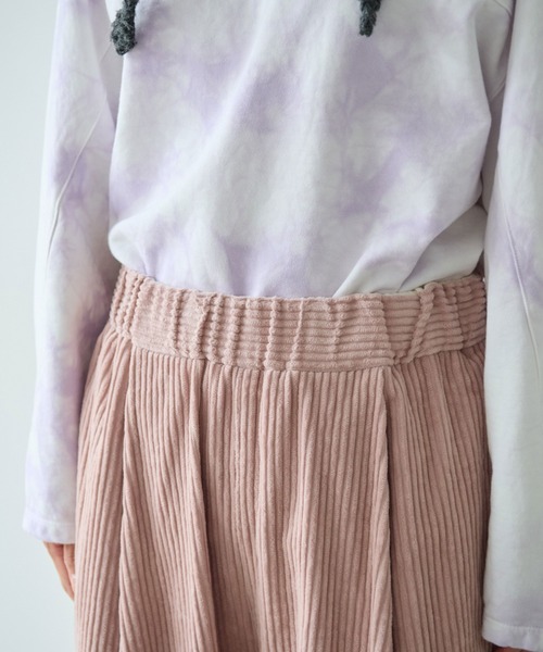 yuni（ユニ　）の「コットンコーデュロイ　ゴムタックパンツ（その他パンツ・レディース・ピンク/ホワイト/ブラック・FREE）」の13枚目の写真