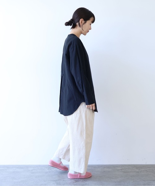 yuni（ユニ　）の「コットンコーデュロイ　ゴムタックパンツ（その他パンツ・レディース・ピンク/ホワイト/ブラック・FREE）」の21枚目の写真