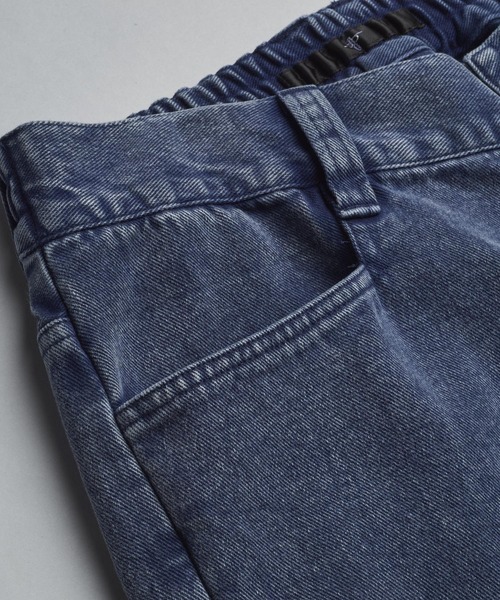 セール】【NO ID.】Side Patch Zip Wide Flare Pants / サイド パッチ