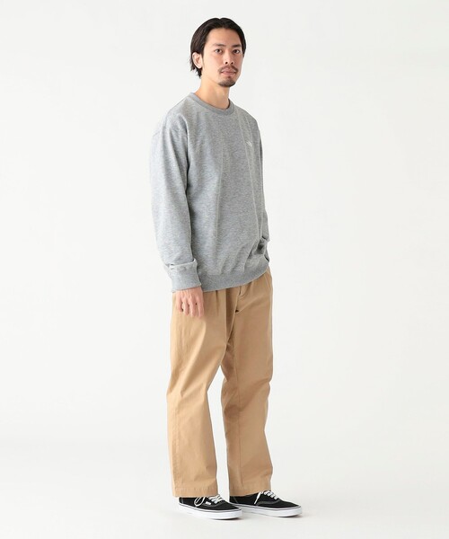 THE NORTH FACE(ザノースフェイス)の「THE NORTH FACE / スモールロゴヘザースウェットクルー(スウェット・メンズ・ブラック/グレー・XL/L/M/S)」の3枚目の写真