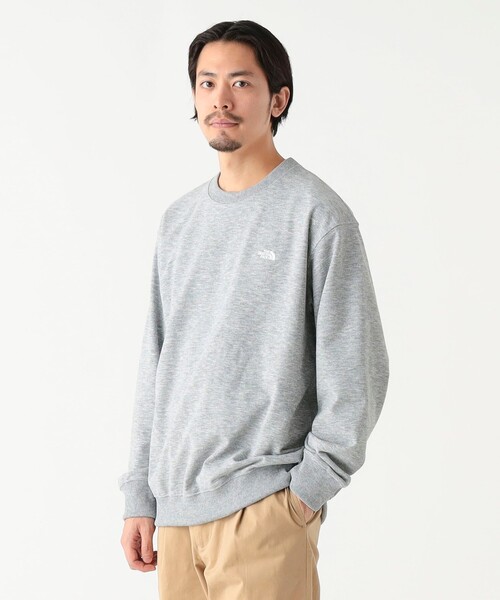 THE NORTH FACE(ザノースフェイス)の「THE NORTH FACE / スモールロゴヘザースウェットクルー(スウェット・メンズ・ブラック/グレー・XL/L/M/S)」の4枚目の写真