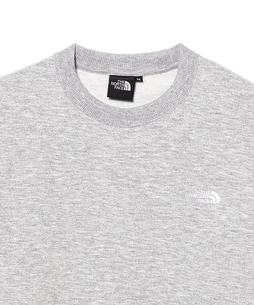 THE NORTH FACE(ザノースフェイス)の「THE NORTH FACE / スモールロゴヘザースウェットクルー(スウェット・メンズ・ブラック/グレー・XL/L/M/S)」の6枚目の写真
