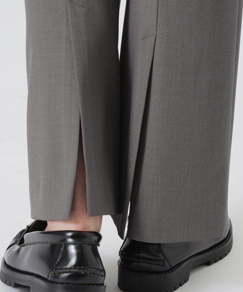 LOVELESS(ラブレス)の「バックスリットフレアパンツ(スラックス・レディース・グレー系その他/ブラック・34/36/38)」の21枚目の写真