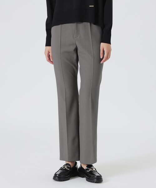 LOVELESS(ラブレス)の「バックスリットフレアパンツ(スラックス・レディース・グレー系その他/ブラック・34/36/38)」の2枚目の写真