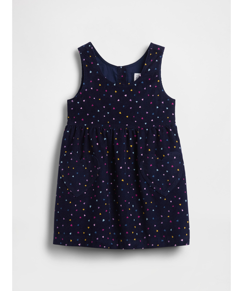 GAP（ギャップ）の「コーデュロイ ハート ジャンパースカート (幼児・ベビー)（ジャンパースカート・キッズ・ピンク/ネイビー・70cm/80ｃｍ/90cm/95cm/100cm/105cm/110cm）」の4枚目の写真