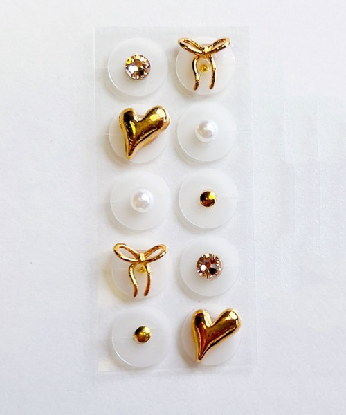 gargle（ガーグル）の「gargle ガーグル：耳つぼジュエリー　耳つぼシール　耳ツボ－１２（イヤリング・レディース・ゴールド/シルバー・FREE）」の5枚目の写真