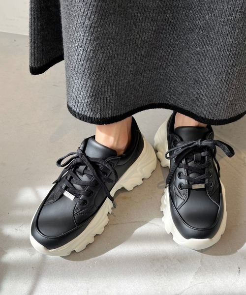 2025秋冬新作パーツ付きボリュームソールスニーカー/OT3779