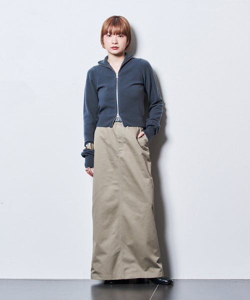 extreme cashmere(エクストリーム カシミヤ)の「EXTREME CASHMERE X LEMON:カーディガン(ニット/セーター・レディース・チャコールグレー/イエロー・FREE)」の7枚目の写真