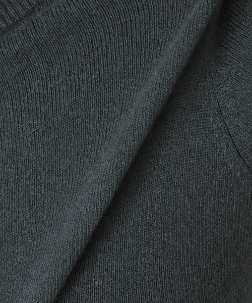 extreme cashmere(エクストリーム カシミヤ)の「EXTREME CASHMERE X LEMON:カーディガン(ニット/セーター・レディース・チャコールグレー/イエロー・FREE)」の21枚目の写真