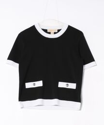 MICHAEL KORS | ストレッチ ニット ショートスリーブ セーター(ニット/セーター)