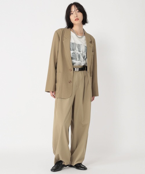 studio CLIP（スタディオクリップ）の「【daily CLIP】DOORフォトプリントTEE（Tシャツ/カットソー・レディース・ブラック/ホワイト・FREE）」の6枚目の写真