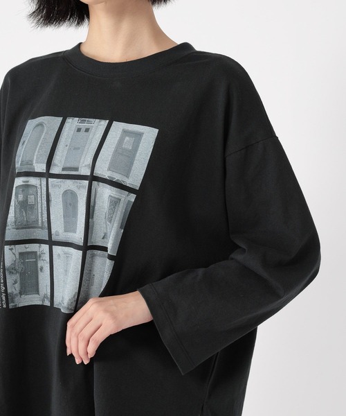 studio CLIP（スタディオクリップ）の「【daily CLIP】DOORフォトプリントTEE（Tシャツ/カットソー・レディース・ブラック/ホワイト・FREE）」の15枚目の写真