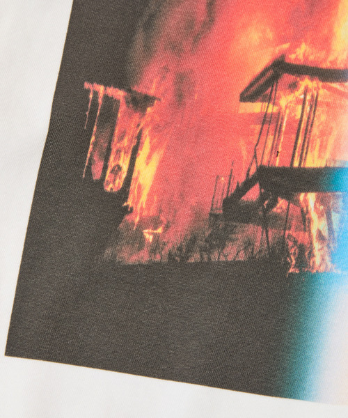 Insonnia PROJECTS（インソニアプロジェクト）の「Insonnia Projects インソニアプロジェクツ / NEW ORDER REPUBLIC TEE ニューオーダー リパブリックグラフィックプリントTシャツ バンドTシャツ / IP-NWO-013（Tシャツ/カットソー・メンズ・ホワイト/ブラック・3/2/1/0）」の6枚目の写真