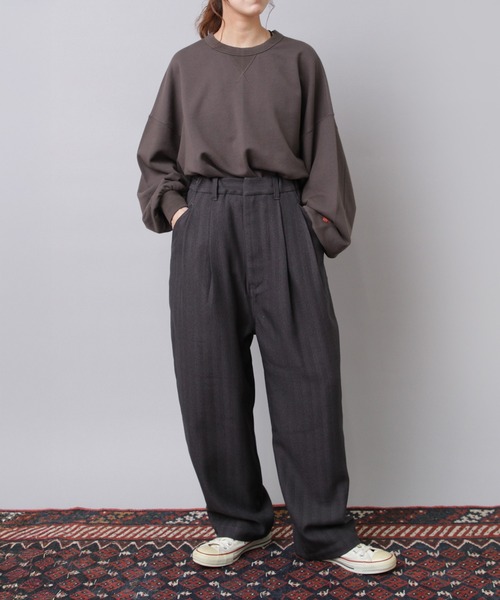 URCH RNA(アーチ アールエヌエー)の「R4398 コックさんのヘリンボーンツイードパンツ(その他パンツ・レディース・チャコール/ブラウン/グレー・FREE)」の16枚目の写真
