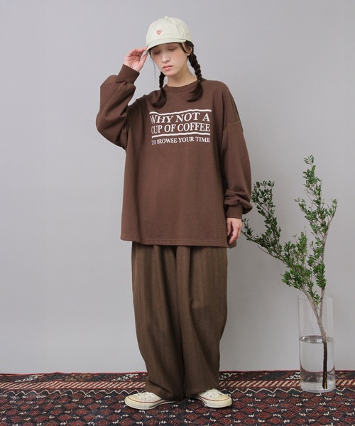 URCH RNA(アーチ アールエヌエー)の「R4398 コックさんのヘリンボーンツイードパンツ(その他パンツ・レディース・チャコール/ブラウン/グレー・FREE)」の17枚目の写真