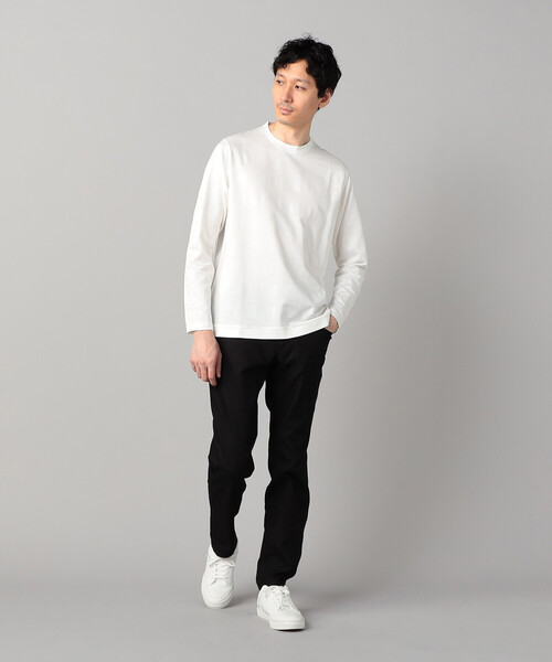 COMME CA MEN(コムサメン)の「〔IL PRINCIPE〕長袖Tシャツ(Tシャツ/カットソー・メンズ・ライトグレー/ホワイト/ブラック・M/L)」の5枚目の写真