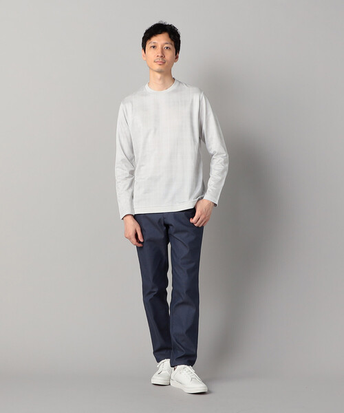 COMME CA MEN(コムサメン)の「〔IL PRINCIPE〕長袖Tシャツ(Tシャツ/カットソー・メンズ・ライトグレー/ホワイト/ブラック・M/L)」の9枚目の写真