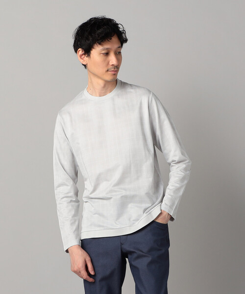 COMME CA MEN(コムサメン)の「〔IL PRINCIPE〕長袖Tシャツ(Tシャツ/カットソー・メンズ・ライトグレー/ホワイト/ブラック・M/L)」の11枚目の写真