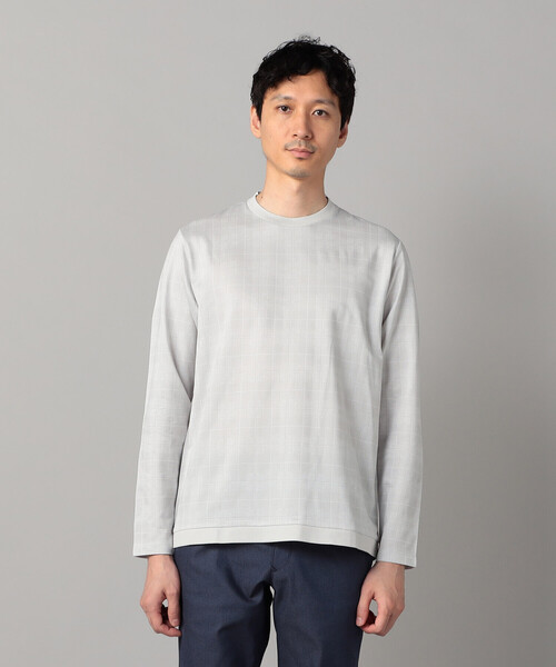 COMME CA MEN(コムサメン)の「〔IL PRINCIPE〕長袖Tシャツ(Tシャツ/カットソー・メンズ・ライトグレー/ホワイト/ブラック・M/L)」の16枚目の写真
