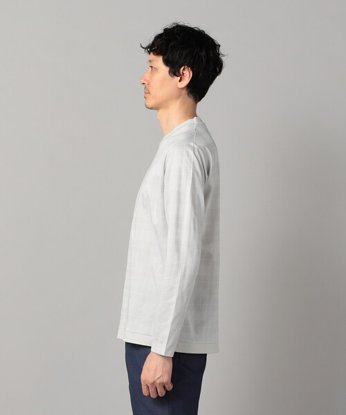 COMME CA MEN(コムサメン)の「〔IL PRINCIPE〕長袖Tシャツ(Tシャツ/カットソー・メンズ・ライトグレー/ホワイト/ブラック・M/L)」の17枚目の写真