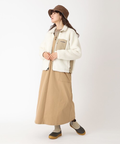 Columbia(コロンビア)の「Columbia/ウィメンズ アーチャーリッジIV ジャケット フリース/コロンビア(その他アウター・レディース・ストーン/ブラウン・XL/L/M/S)」の8枚目の写真