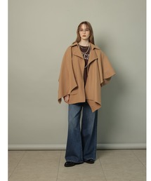 CADUNE（カデュネ）の「ストール付きリバーコート（ダウンジャケット