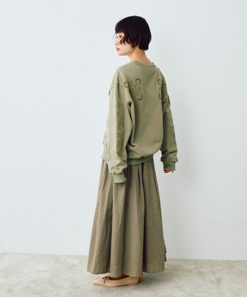 Crisp（クリスプ）の「チェックタックスカート（スカート・レディース・ブラウン/ベージュ・FREE）」の16枚目の写真